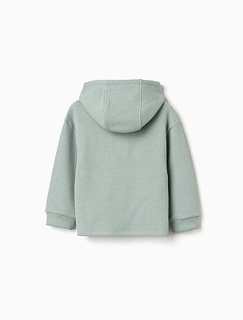 T-shirt à capuche avec imprimé et poche