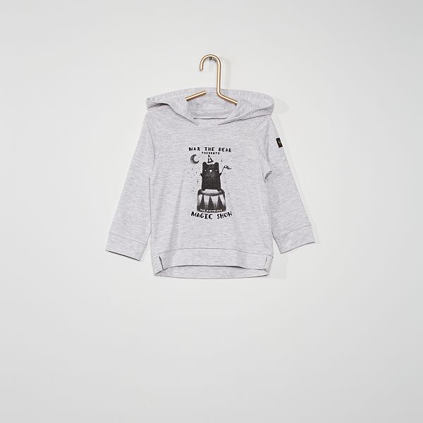 T Shirt A Capuche Halloween Bebe Garcon Gris Kiabi 6 00