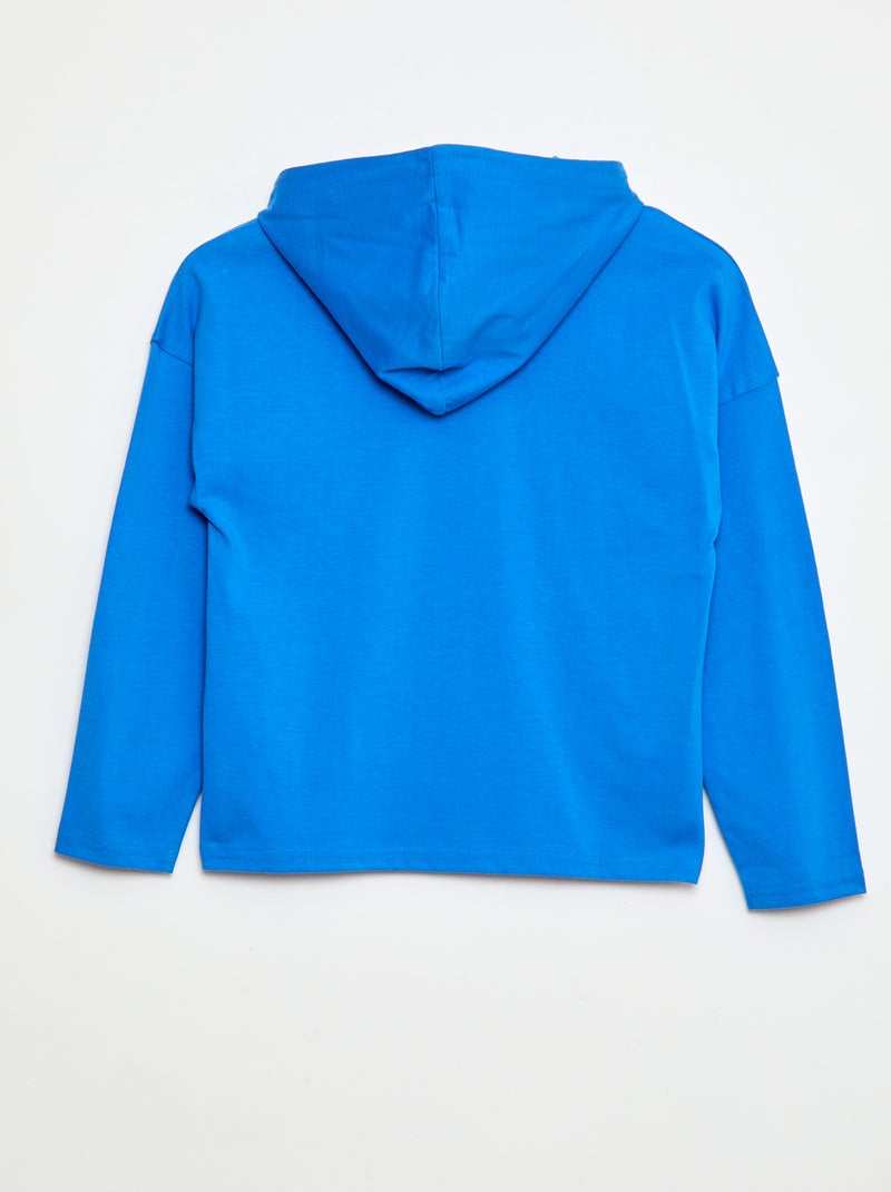T-shirt à capuche 'Marvel' Bleu - Kiabi