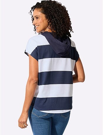 T-shirt à Capuche Pur Coton - Taille Standard - Witt