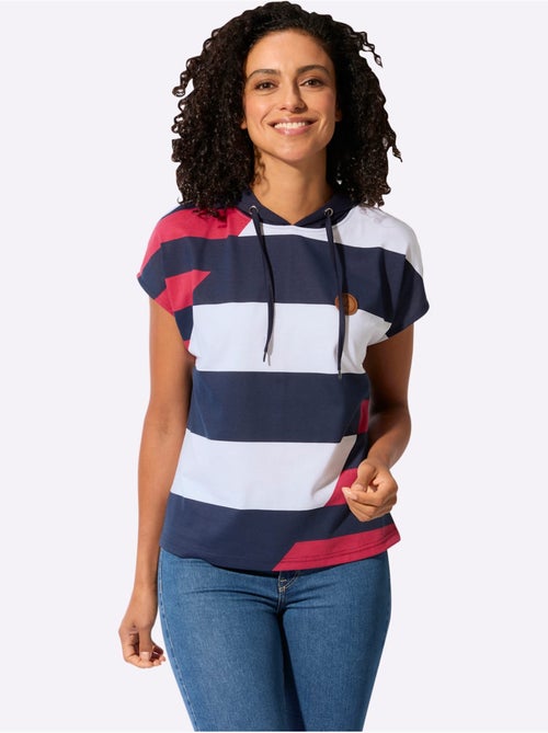 T-shirt à Capuche Pur Coton - Taille Standard - Witt - Kiabi T-shirt à Capuche Pur Coton - Taille Standard - Witt - Kiabi