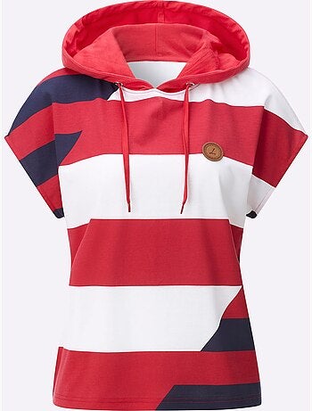T-shirt à Capuche Pur Coton - Taille Standard - Witt