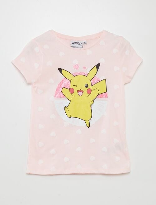 T-shirt à cœurs 'Pikachu' - Kiabi