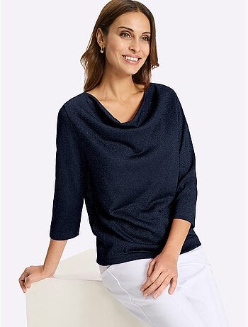 T-shirt à Col Bénitier Avec Viscose - Taille Standard - Witt