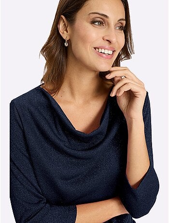 T-shirt à Col Bénitier Avec Viscose - Taille Standard - Witt
