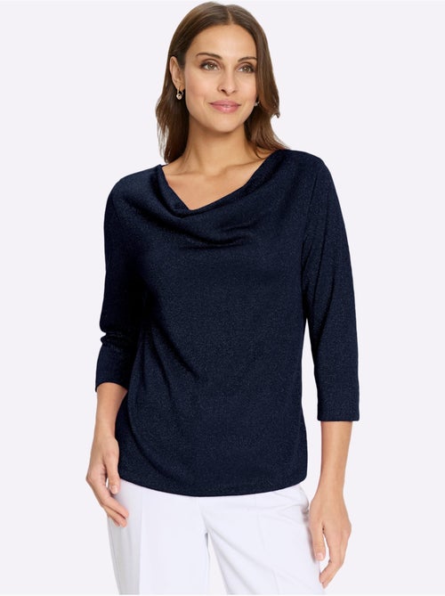 T-shirt à Col Bénitier Avec Viscose - Taille Standard - Witt - Kiabi T-shirt à Col Bénitier Avec Viscose - Taille Standard - Witt - Kiabi