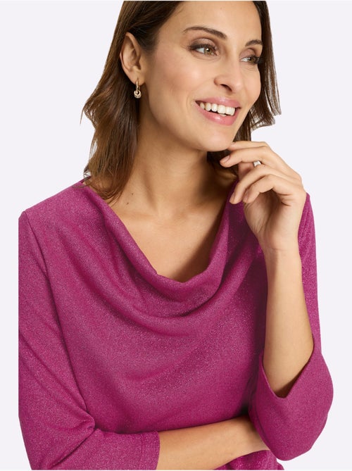 T-shirt à Col Bénitier Avec Viscose - Taille Standard - Witt - Kiabi T-shirt à Col Bénitier Avec Viscose - Taille Standard - Witt - Kiabi