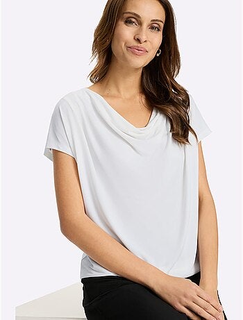 T-shirt à Col Bénitier Entretien Facile - Taille Standard - Witt
