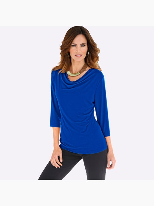 T-shirt à Col Bénitier Viscose - Taille Standard - Witt - Kiabi T-shirt à Col Bénitier Viscose - Taille Standard - Witt - Kiabi