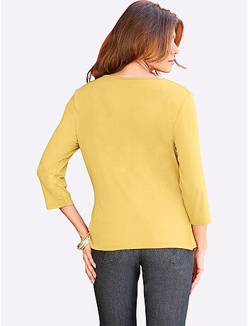 T-shirt à col bénitier viscose - taille standard - witt
