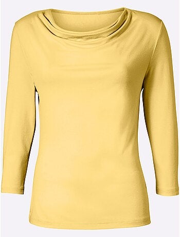 T-shirt à col bénitier viscose - taille standard - witt