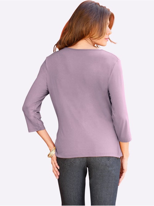 T-shirt à Col Bénitier Viscose - Taille Standard - Witt - Kiabi T-shirt à Col Bénitier Viscose - Taille Standard - Witt - Kiabi