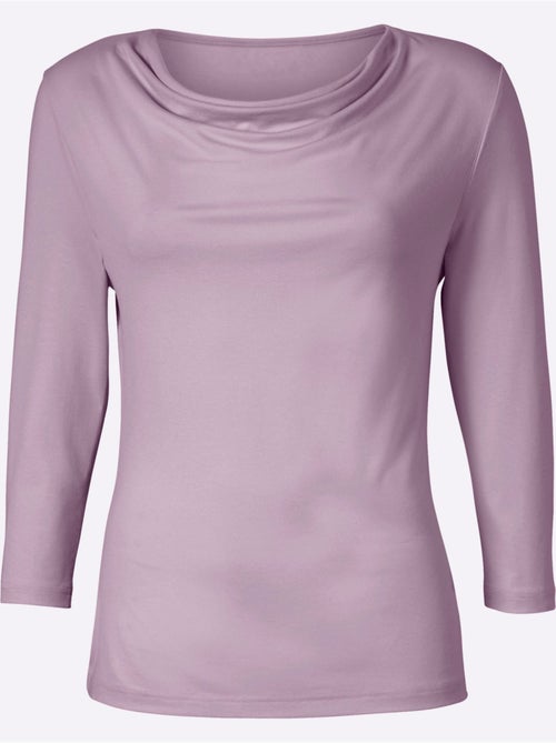 T-shirt à Col Bénitier Viscose - Taille Standard - Witt - Kiabi T-shirt à Col Bénitier Viscose - Taille Standard - Witt - Kiabi