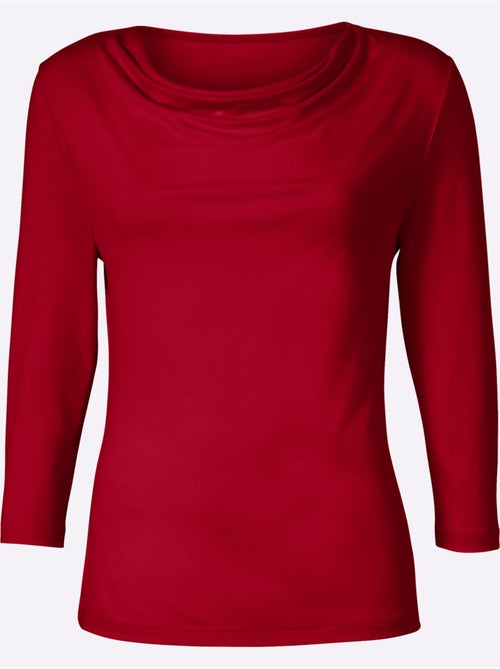 T-shirt à Col Bénitier Viscose - Taille Standard - Witt - Kiabi T-shirt à Col Bénitier Viscose - Taille Standard - Witt - Kiabi
