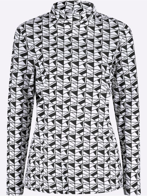 T-shirt à col montant 50% coton - taille standard - witt - Kiabi T-shirt à col montant 50% coton - taille standard - witt - Kiabi