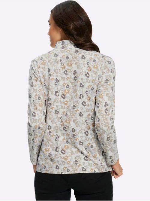 T-shirt à col montant 50% coton et 50% modal - taille standard - witt - Kiabi T-shirt à col montant 50% coton et 50% modal - taille standard - witt - Kiabi