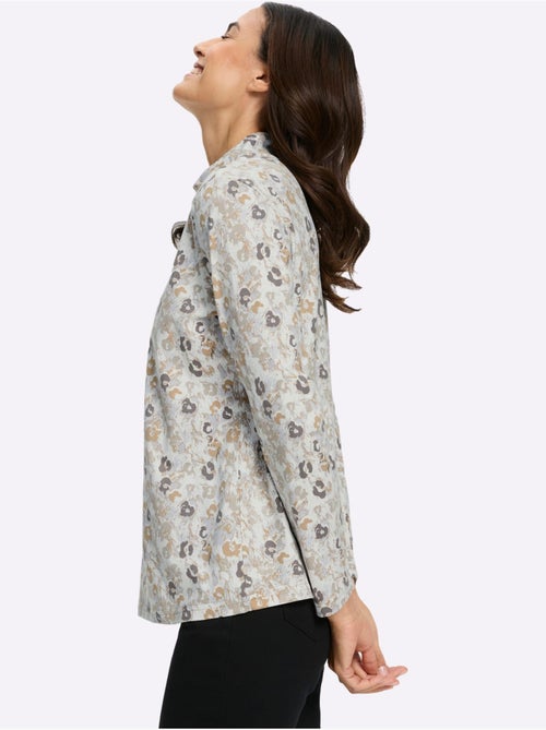 T-shirt à col montant 50% coton et 50% modal - taille standard - witt - Kiabi T-shirt à col montant 50% coton et 50% modal - taille standard - witt - Kiabi