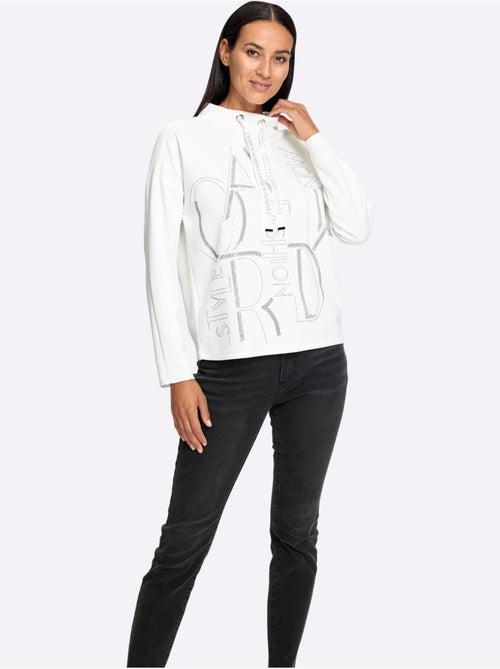 T-shirt à Col Montant 50% Modal - Taille Standard - Helline - Kiabi