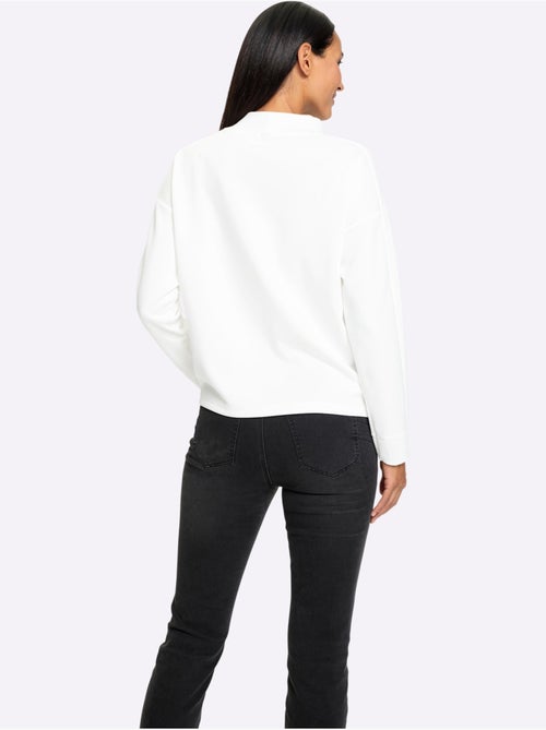T-shirt à Col Montant 50% Modal - Taille Standard - Helline - Kiabi
