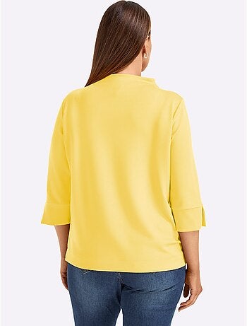 T-shirt à Col Montant 50% Modal - Taille Standard - Witt