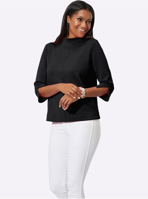T-shirt à Col Montant 50% Modal - Taille Standard - Witt - Kiabi