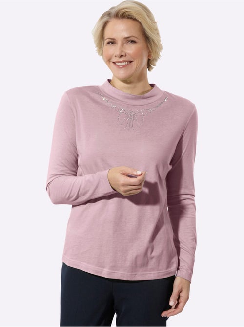 T-shirt à col montant 50% modal - taille standard - witt - Kiabi T-shirt à col montant 50% modal - taille standard - witt - Kiabi
