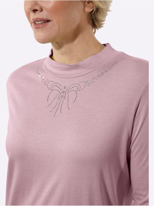 T-shirt à col montant 50% modal - taille standard - witt - Kiabi T-shirt à col montant 50% modal - taille standard - witt - Kiabi