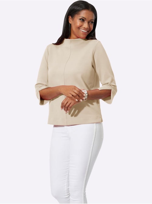 T-shirt à Col Montant 50% Modal - Taille Standard - Witt - Kiabi