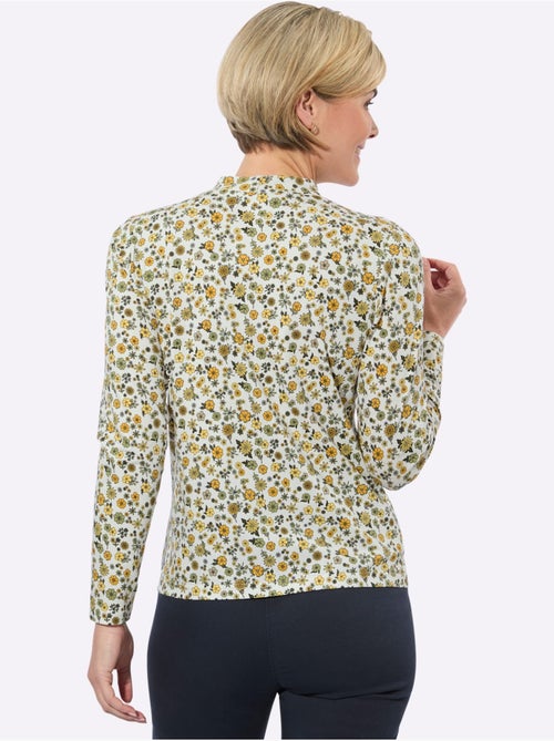 T-shirt à Col Montant 95% Coton - Taille Standard - Witt - Kiabi