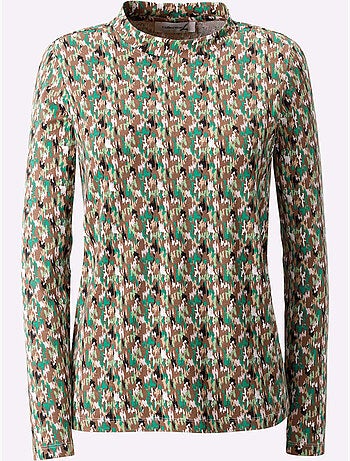 T-shirt à col montant 95% coton - taille standard - witt