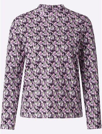 T-shirt à col montant 95% coton - taille standard - witt