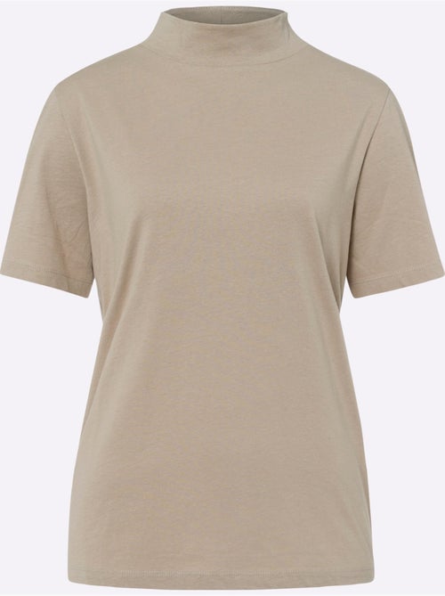T-shirt à Col Montant Col Montant Chaud - Taille Standard - Moda Vilona - Kiabi