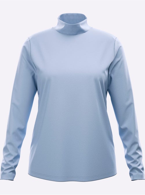 T-shirt à col montant col montant chaud - taille standard - moda vilona - Kiabi T-shirt à col montant col montant chaud - taille standard - moda vilona - Kiabi