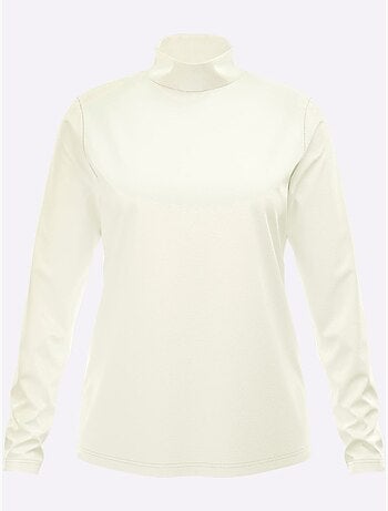 T-shirt à col montant col montant chaud - taille standard - moda vilona