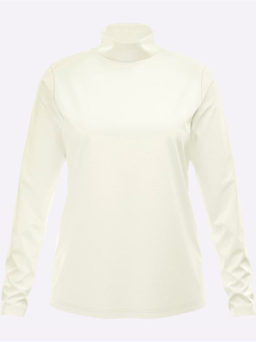 T-shirt à col montant col montant chaud - taille standard - moda vilona - Kiabi T-shirt à col montant col montant chaud - taille standard - moda vilona - Kiabi