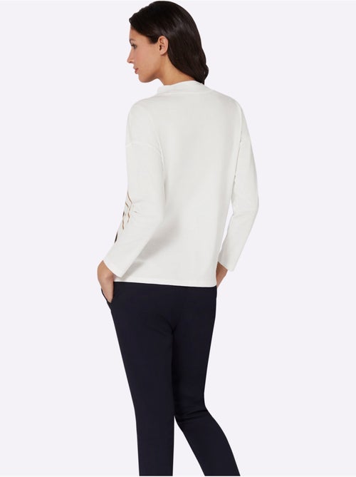 T-shirt à col montant col montant chaud - taille standard - moda vilona - Kiabi T-shirt à col montant col montant chaud - taille standard - moda vilona - Kiabi
