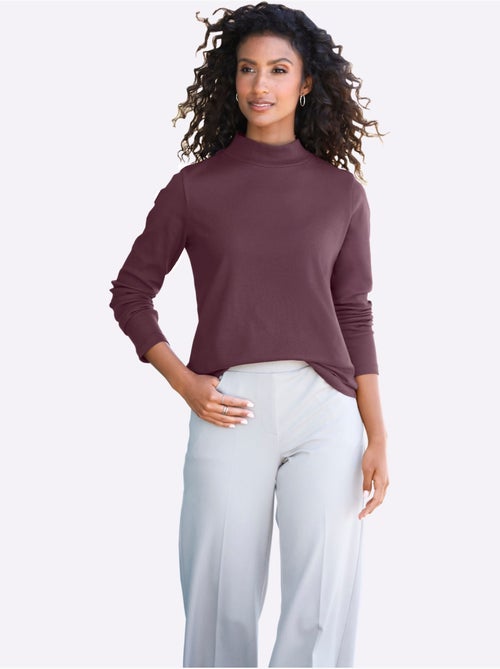 T-shirt à col montant col montant tendance - taille standard - helline - Kiabi T-shirt à col montant col montant tendance - taille standard - helline - Kiabi