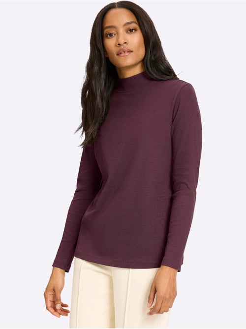 T-shirt à col montant col montant tendance - taille standard - helline - Kiabi T-shirt à col montant col montant tendance - taille standard - helline - Kiabi