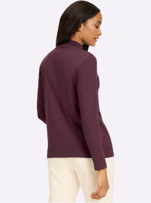 T-shirt à col montant col montant tendance - taille standard - helline - Kiabi T-shirt à col montant col montant tendance - taille standard - helline - Kiabi