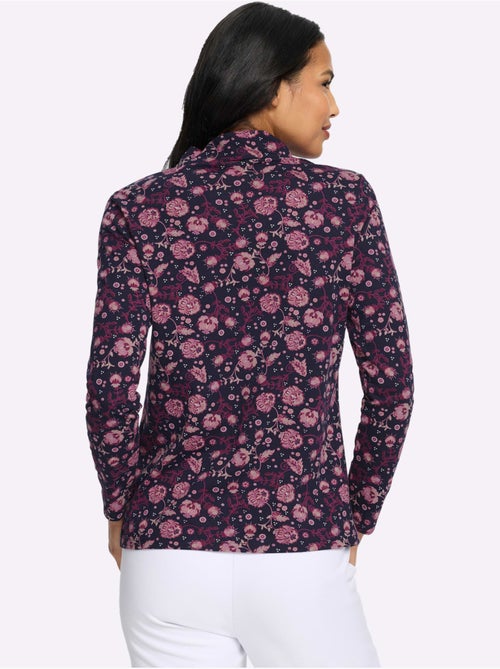 T-shirt à Col Montant Pur Coton - Taille Standard - Moda Vilona - Kiabi T-shirt à Col Montant Pur Coton - Taille Standard - Moda Vilona - Kiabi