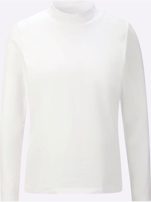 T-shirt à col montant qualité coton - taille standard - witt - Kiabi T-shirt à col montant qualité coton - taille standard - witt - Kiabi