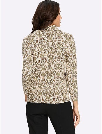 T-shirt à Col Montant Qualité Coton Doux Sur La Peau - Taille Standard - Witt