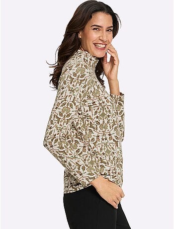 T-shirt à Col Montant Qualité Coton Doux Sur La Peau - Taille Standard - Witt