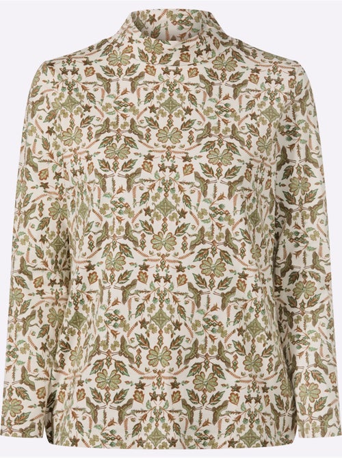 T-shirt à Col Montant Qualité Coton Doux Sur La Peau - Taille Standard - Witt - Kiabi