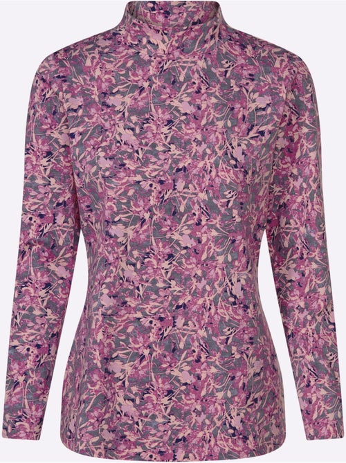 T-shirt à col montant qualité coton doux sur la peau - taille standard - witt - Kiabi T-shirt à col montant qualité coton doux sur la peau - taille standard - witt - Kiabi