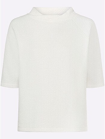 T-shirt à Col Montant Structure 3d - Taille Standard - Helline