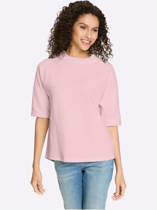 T-shirt à Col Montant Structure 3d - Taille Standard - Helline - Kiabi T-shirt à Col Montant Structure 3d - Taille Standard - Helline - Kiabi