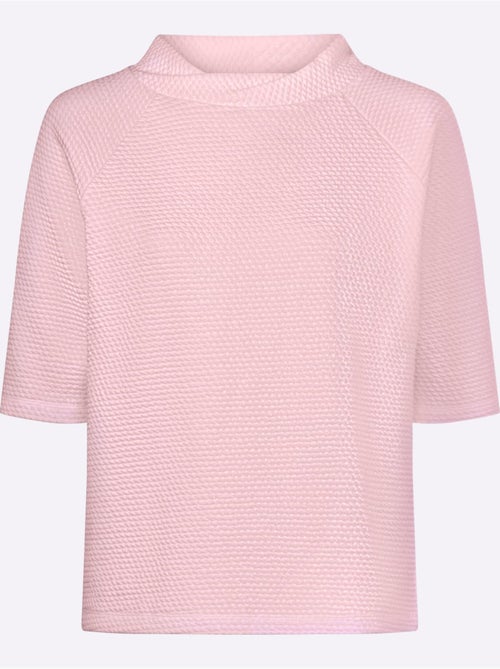 T-shirt à Col Montant Structure 3d - Taille Standard - Helline - Kiabi T-shirt à Col Montant Structure 3d - Taille Standard - Helline - Kiabi