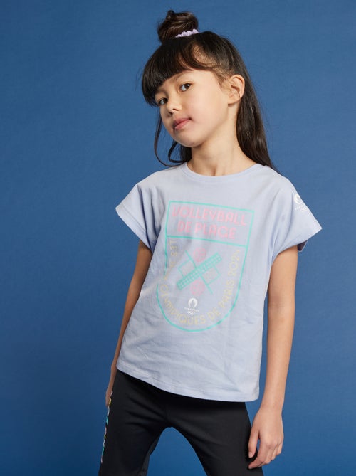 T-shirt à col rond - Paris 2024 - Kiabi