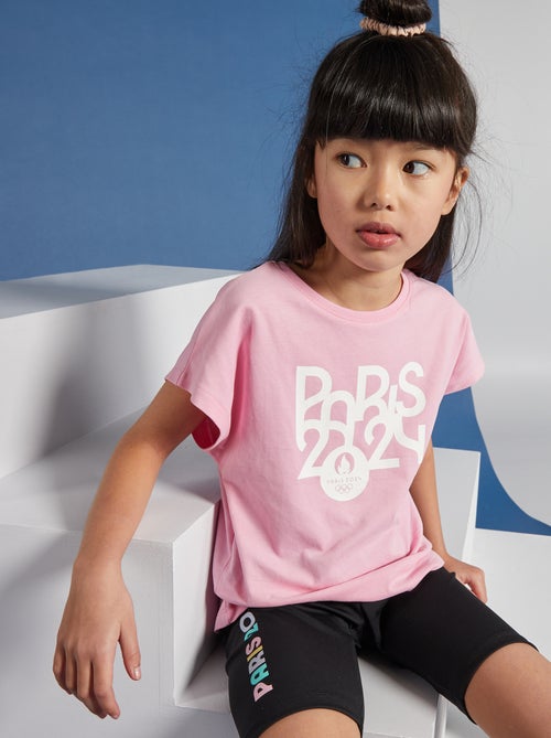 T-shirt à col rond - Paris 2024 - Kiabi